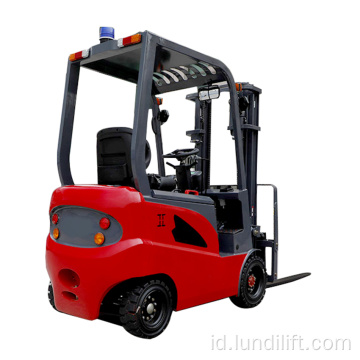 Forklift listrik beroda empat yang diperkuat kecil